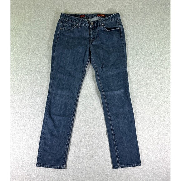 Express Mia Womens Jeans Blue Tag Size 6 (30x27.5) Low Rise Skinny Stretch - Picture 1 of 12